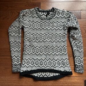 Ann Taylor Monochrome Knit Sweater